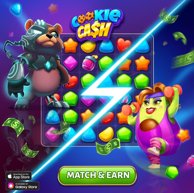 Cookie Cash Games that pay real money instantly Games that pay real cash