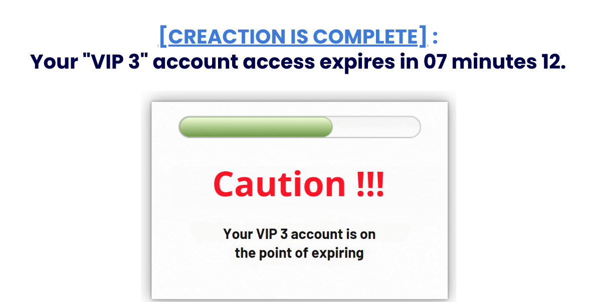 vip3account website