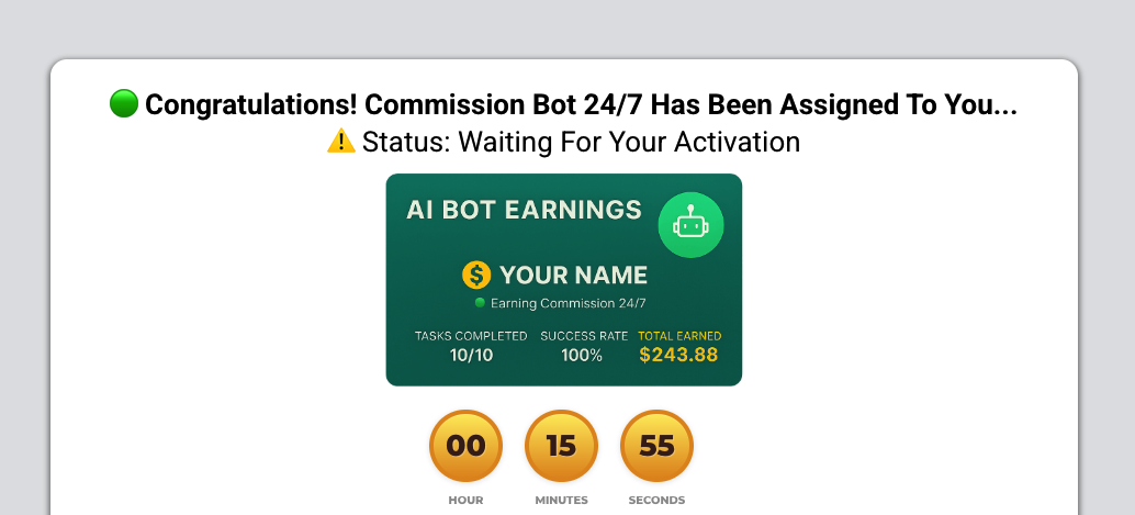 commission bot24/7 ai bot website